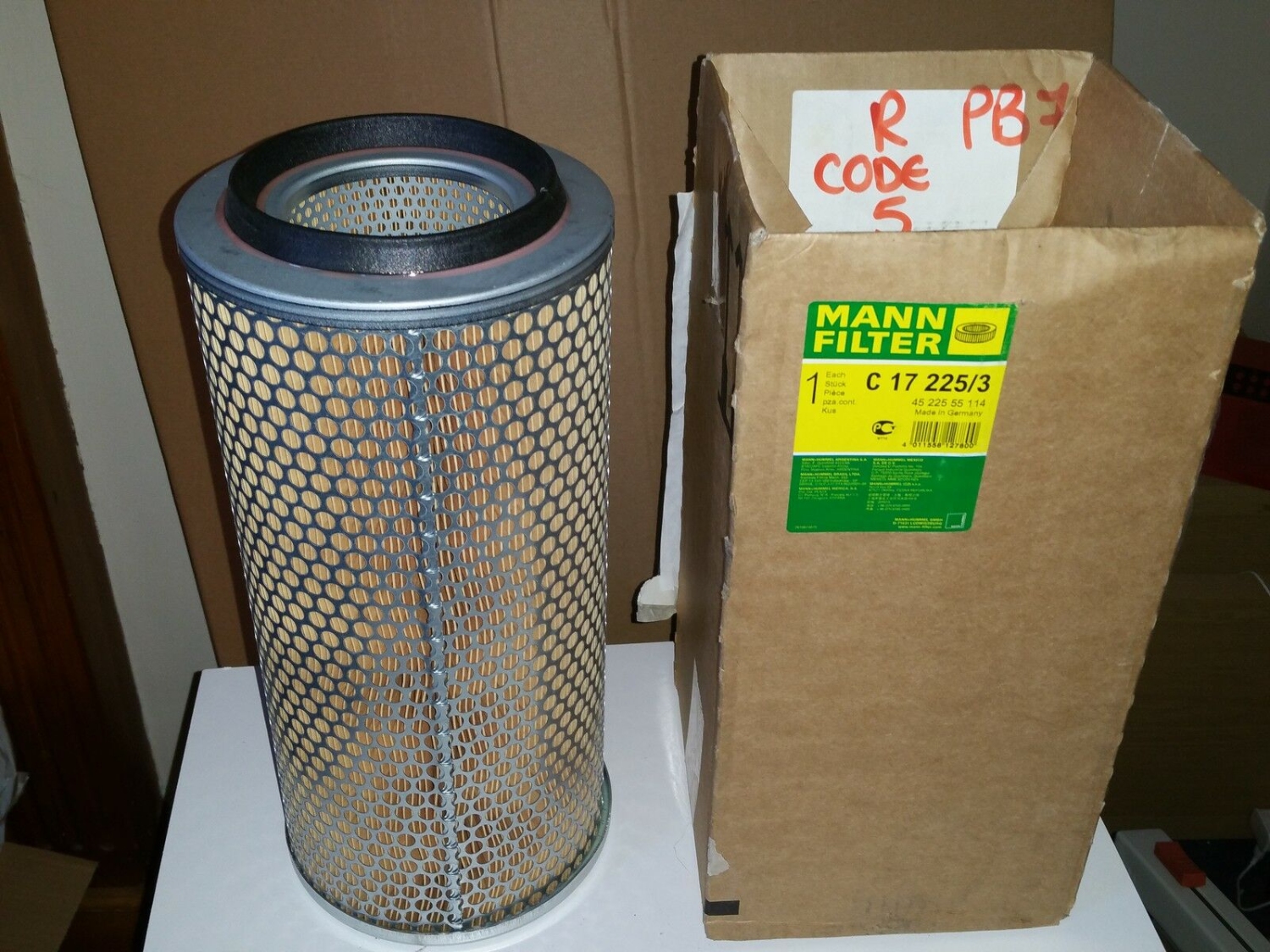 Lọc gió Mann Filter C17225/3,loc gio may nen khi, lọc gió máy nén khí, phụ tùng máy nén khí, phu tung may nen khi, lọc khí máy nén khí, loc khi may nen khi, compressor air filter